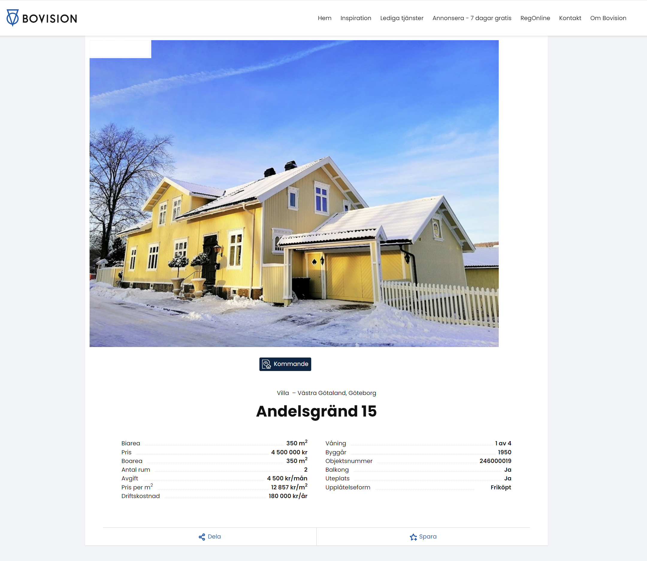 bostad kommande, snart till försäljning